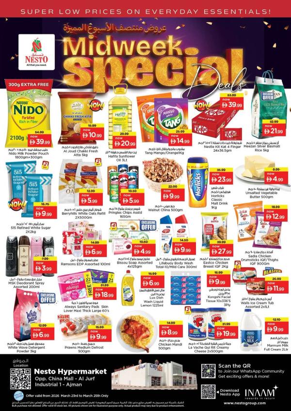 Midweek Deals