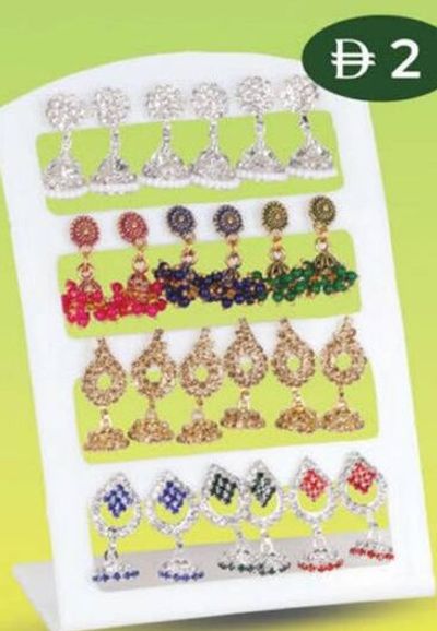 Ladies Fashion Earrings (Per Pair) Display