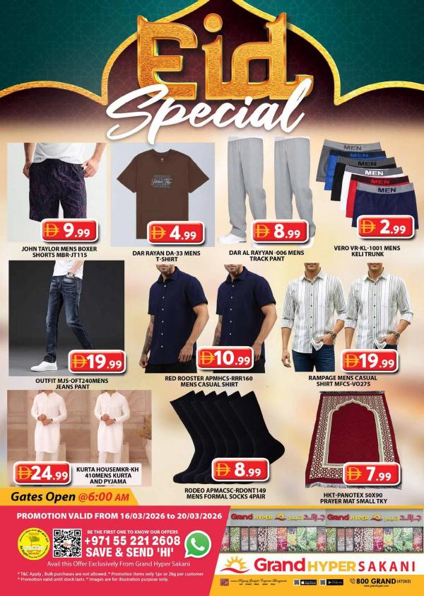 Midweek Deals - Grand Hyper Sakani from Grand Hypermarket until 20th March