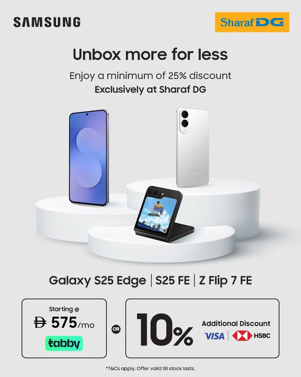 Unbox More For Less from Sharaf DG until 16th April