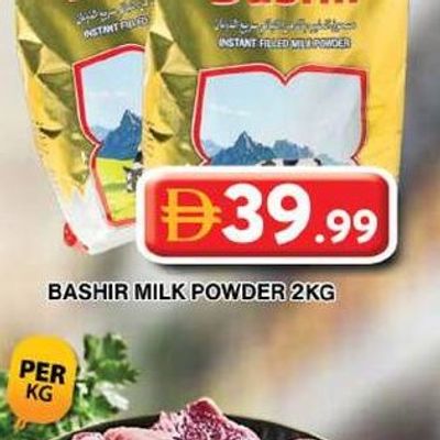 BASHIR MILK POWDER 2KG