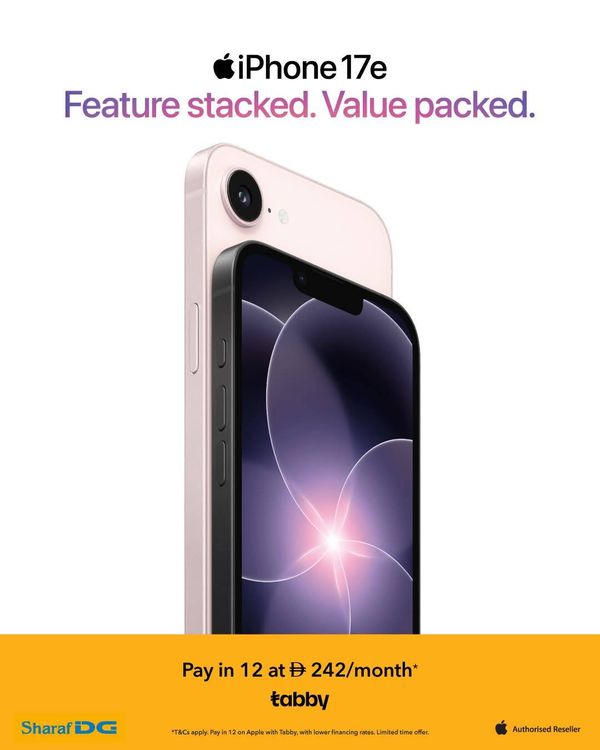iPhone 17e Deals from Sharaf DG until 11th March