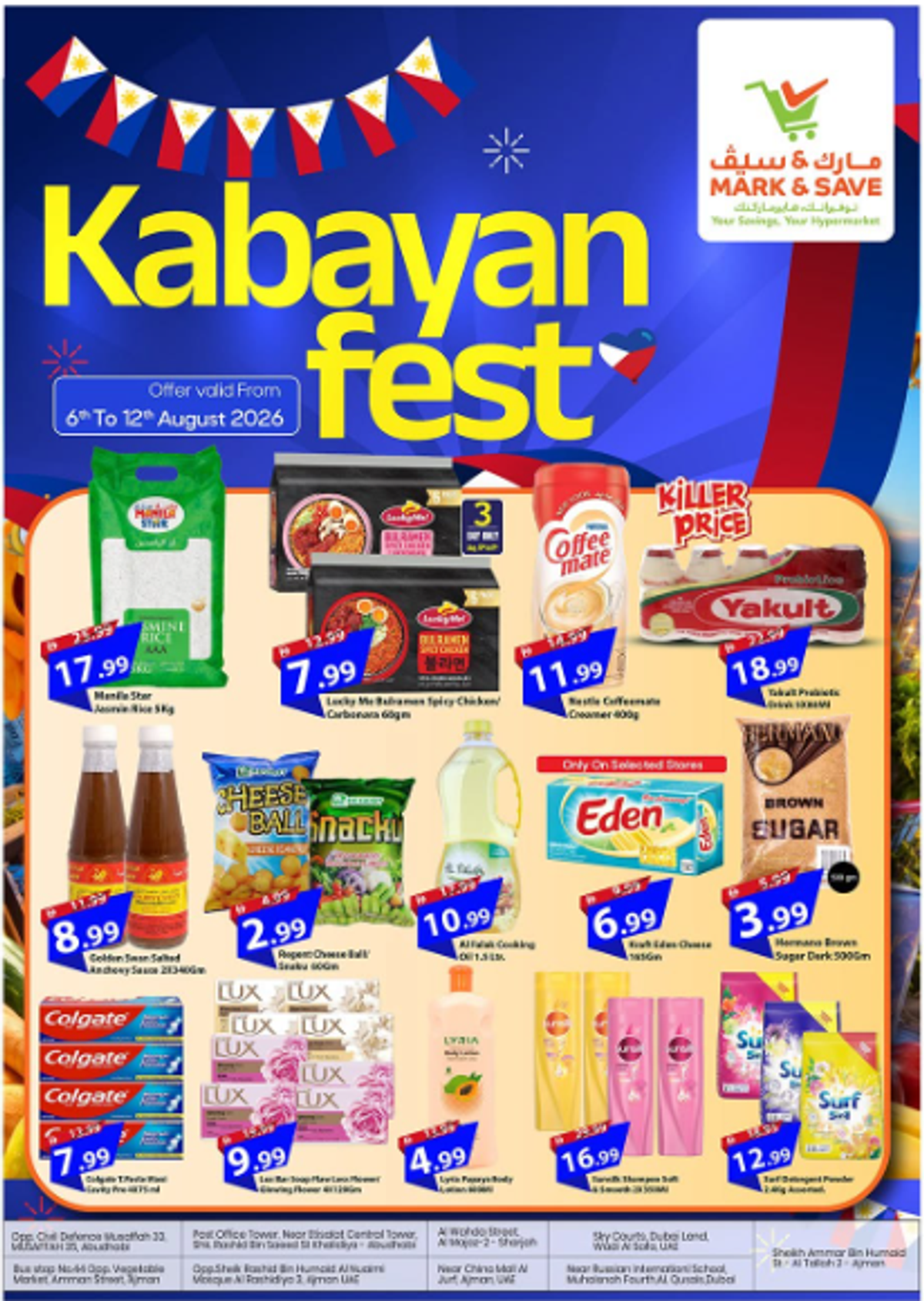 Kabayan Fest from Mark & Save until 12th August