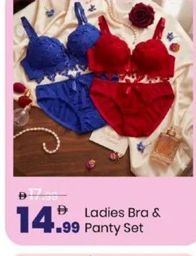 Ladies Bra & Panty Set