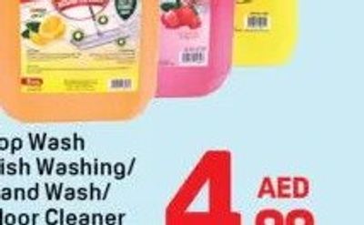 Top Wash Dish Washing/Hand Wash/Floor Cleaner 1x5Ltr