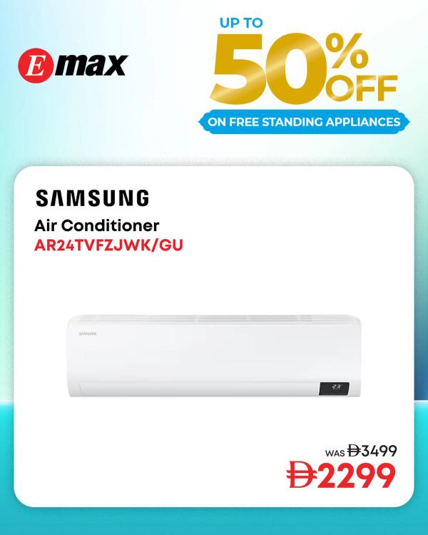 Up To 50% On Free Standing Appliances from Emax until 23rd May