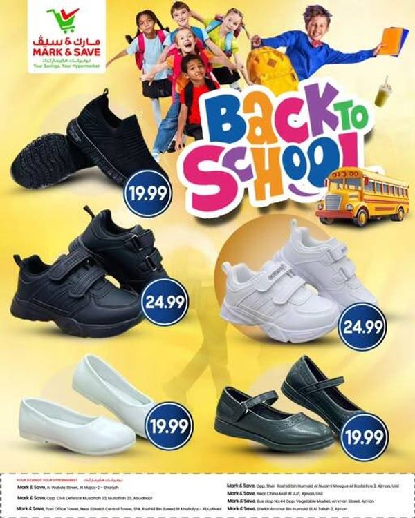 Back To School Sale from Mark & Save until 31st March