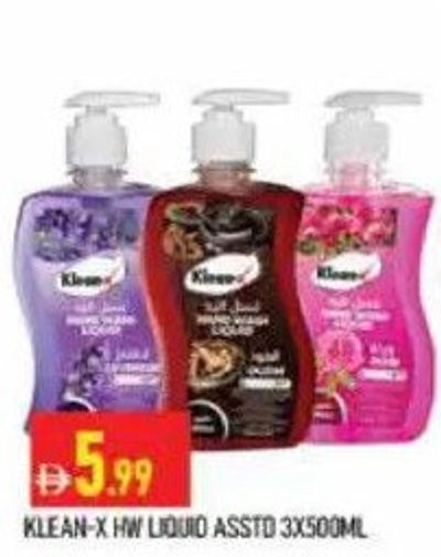 Klean-X HW Liquid Asstd 3x500ml