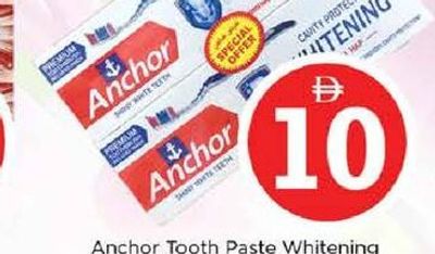 Anchor Tooth Paste Whitening 2x150gm + Tooth Brush