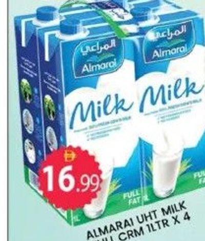 Almarai UHT Milk Full Cream 1Ltr x 4