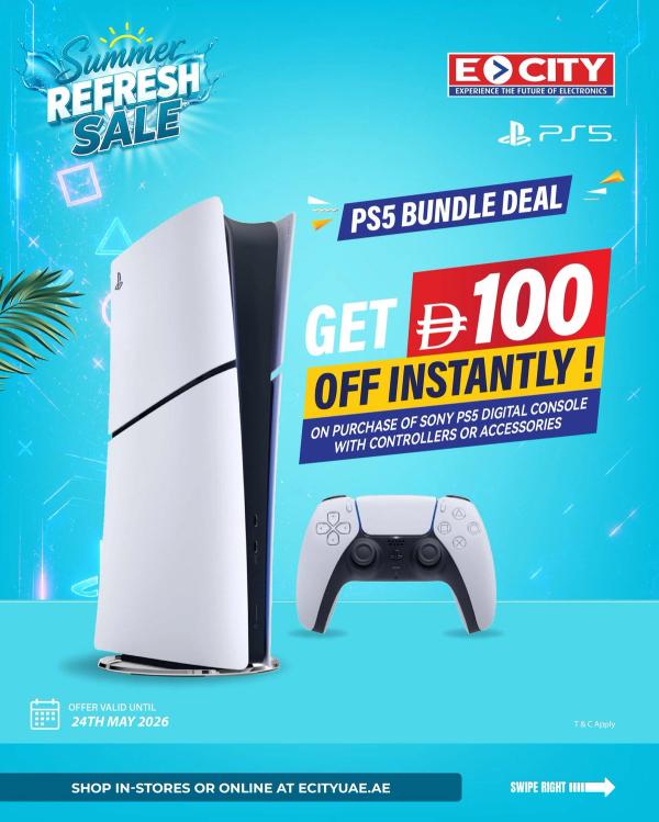 PS5 Bundle Deal from ECity until 24th May