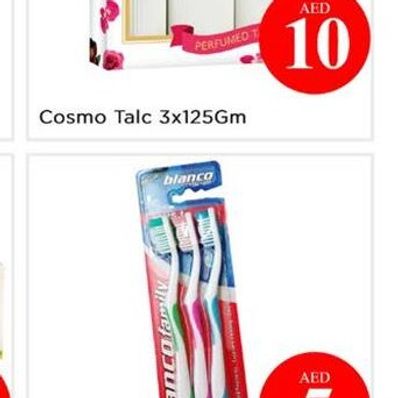 Cosmo Talc 3x125Gm