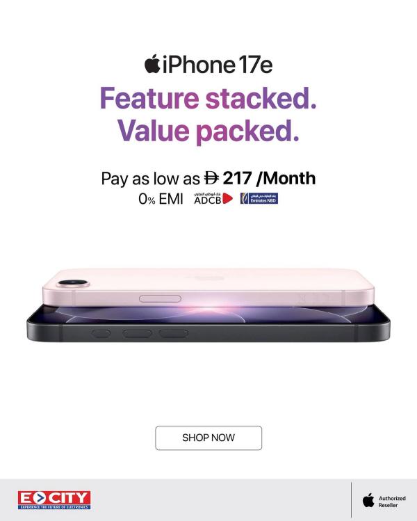 iPhone 17e Sale from ECity until 30th April