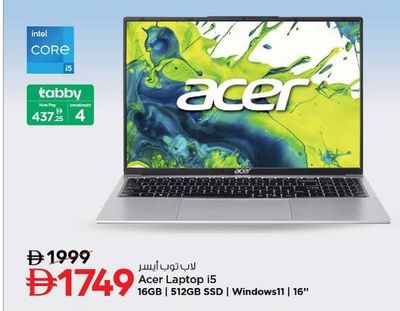 Acer Laptop i5 16GB | 512GB SSD | Windows11 | 16"