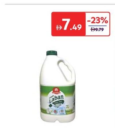 Carrefour laban full fat 2L