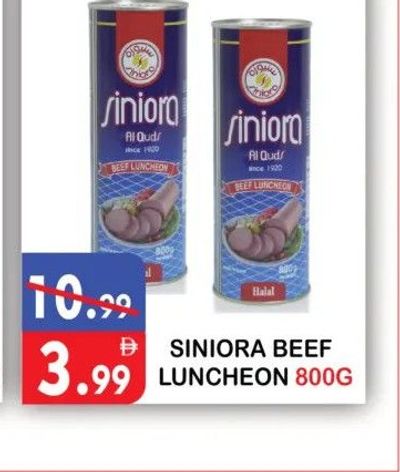 Siniora Beef Luncheon 800G