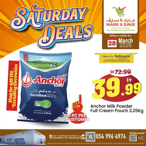 Saturday Deals