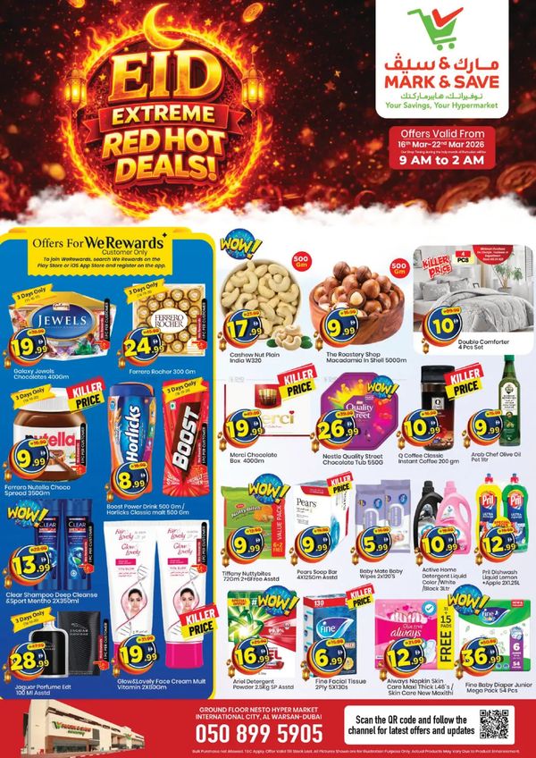 Eid Hot Deals  - Al Warsan, Dubai from Mark & Save until 22nd March