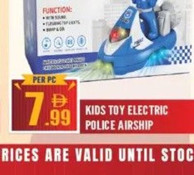 Kids Toy Electric Police Airship
