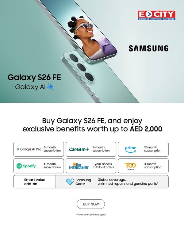 Sale On Samsung Galaxy S26 FE from ECity until 30th September