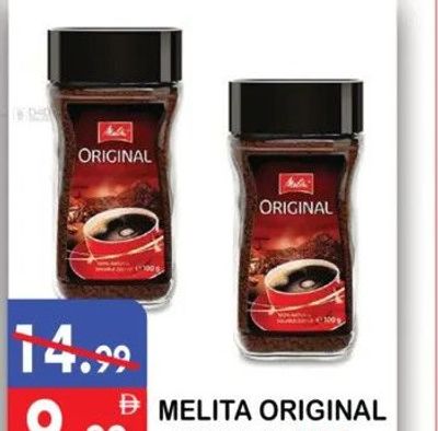 MELITA ORIGINAL COFFEE 100G