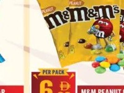 M&M PEANUT CHOCOLATE 3X82G