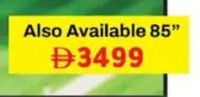 Samsung 4K Smart TV 85 inch