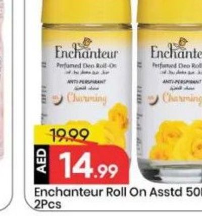 Enchanteur Roll On Asstd 50Ml 2Pcs