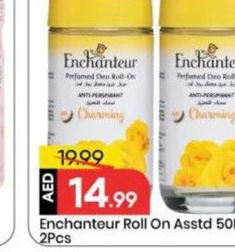 Enchanteur Roll On Asstd 50Ml 2Pcs
