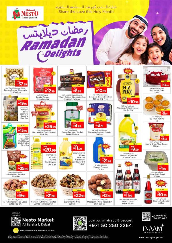 Weekend Deals - Al Barsha 1 from Nesto until 8th March