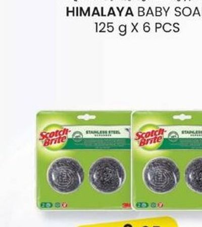 SCOTCH BRITE METALLIC SPIRAL BLISTER 2'S 1 + 1
