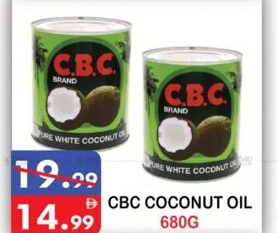 CBC Coconut Oil 680G