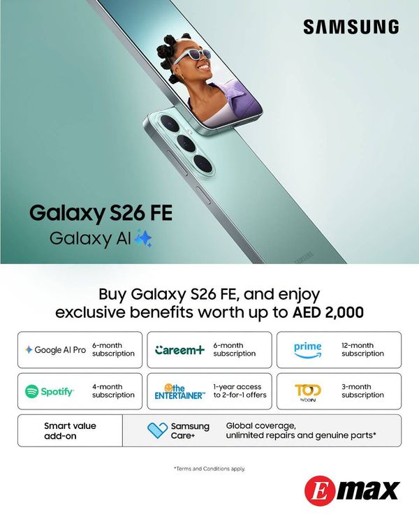 Sale On Galaxy S26 FE from Emax until 30th September