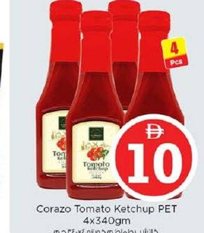 Corazo Tomato Ketchup PET 4x340gm