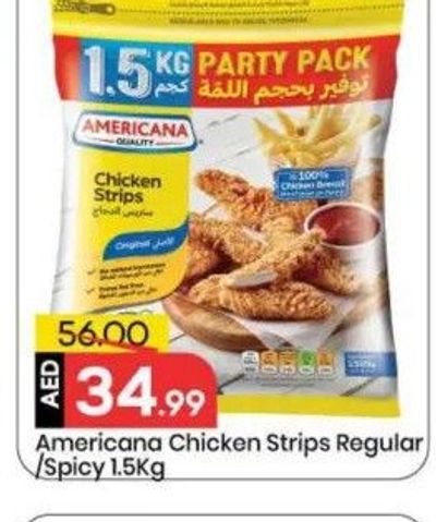 Americana Chicken Strips Regular/Spicy 1.5Kg