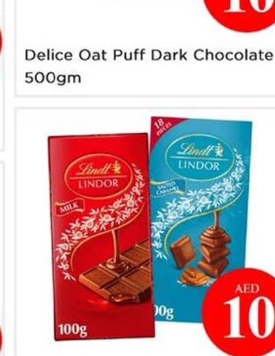 Delice Oat Puff Dark Chocolate 500gm