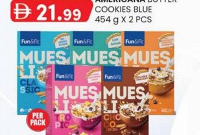 FUN & FIT MUESLI ASSORTED 250 g