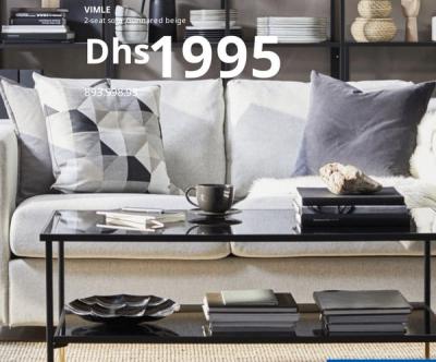 VIMLE 2-seat sofa, Gunnared beige