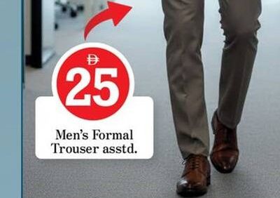 Men's Formal Trouser asstd.