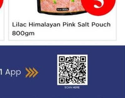 Lilac Himalayan Pink Salt Pouch 800gm
