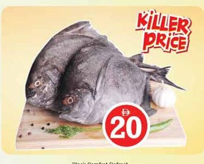 Black Pomfret Defrost Per Kg