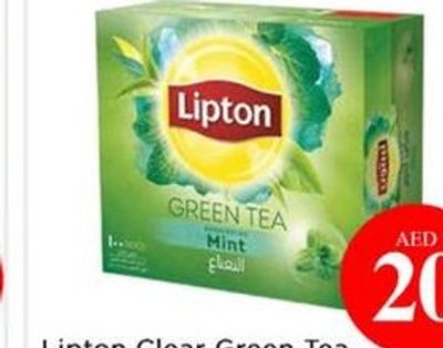 Lipton Clear Green Tea Bag 100'S