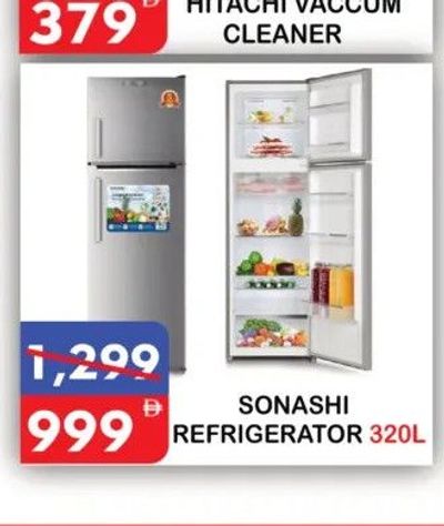 Sonashi Refrigerator 320L