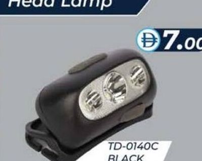 Smiling Shark Head Lamp TD-0140C Black