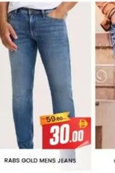 RABS GOLD MENS JEANS