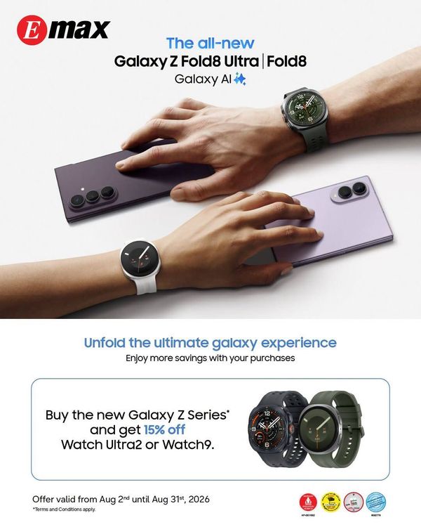 Sale On Samsung Galaxy Z Series from Emax until 31st August