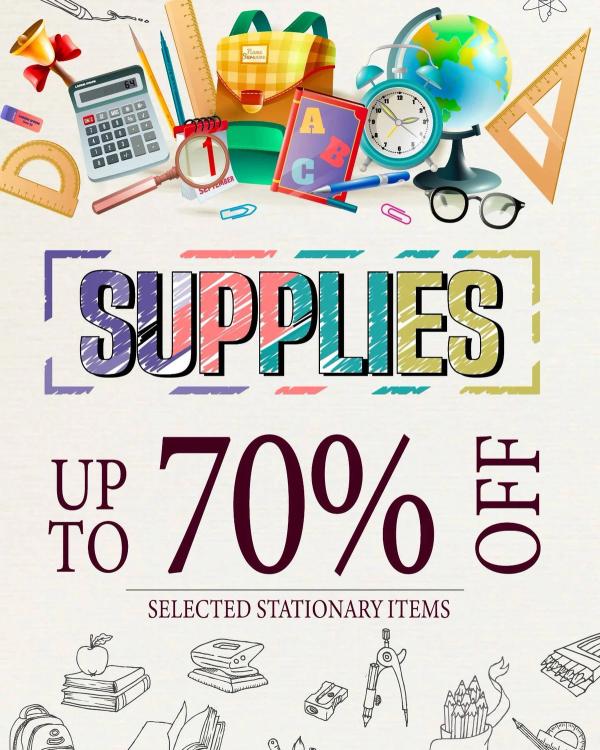 Up To 70% OFF Stationery from Al Safeer Hypermarket until 5th April