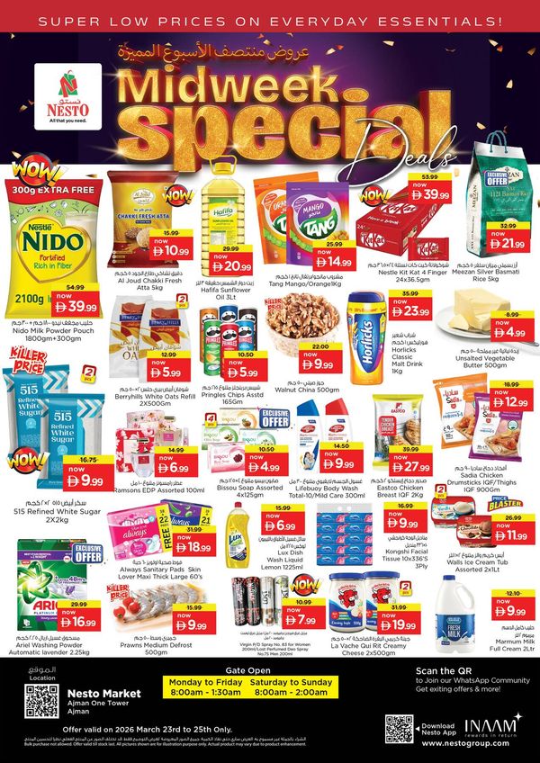 Midweek Deals