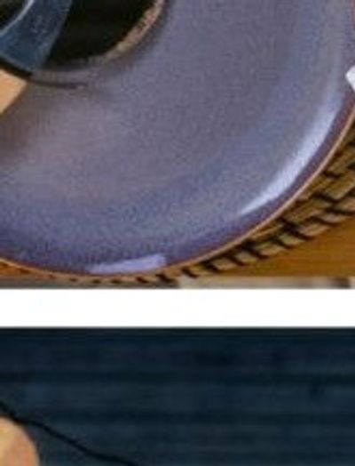 GLADELIG plate, blue, 25 cm