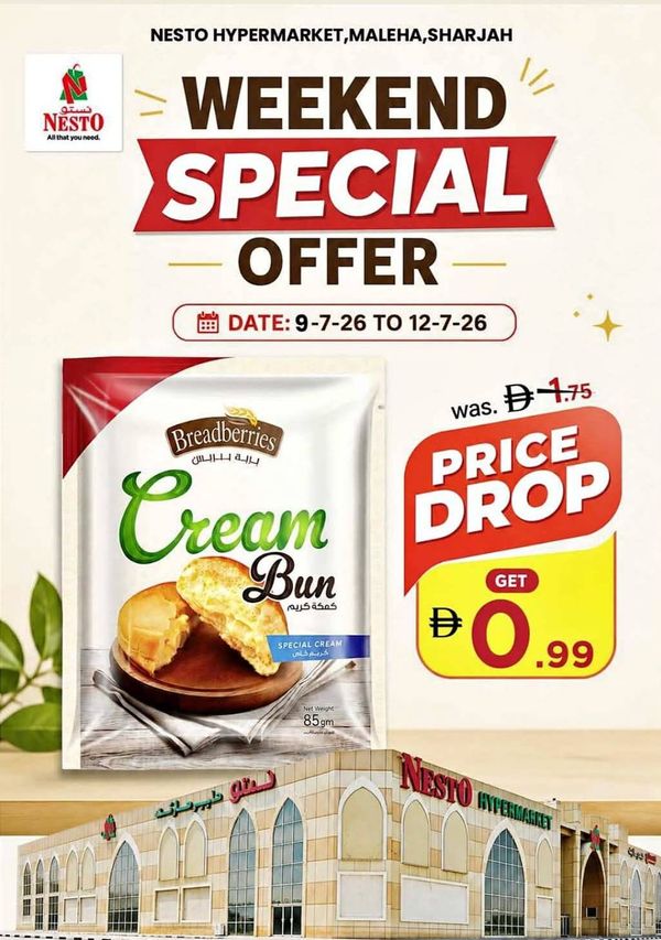Weekend Special Offer from Nesto until 12th July